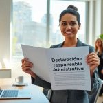 Declaración responsable administrativa: qué es y cómo se realiza